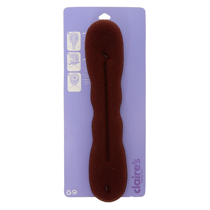 Foam Bun Hair Tool - Brown,
