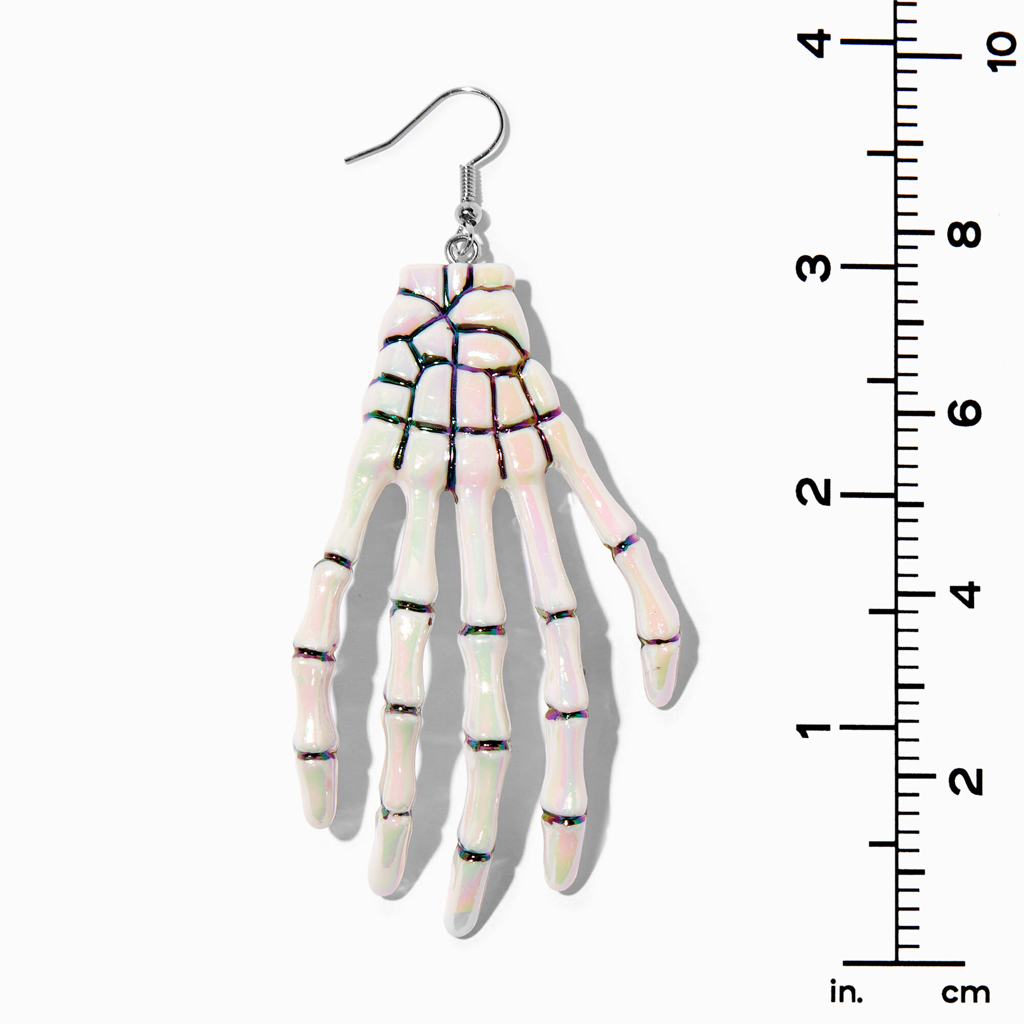 Skeleton earrings best sale claire's