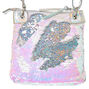 Iridescent Reversible Star Sequin Crossbody,