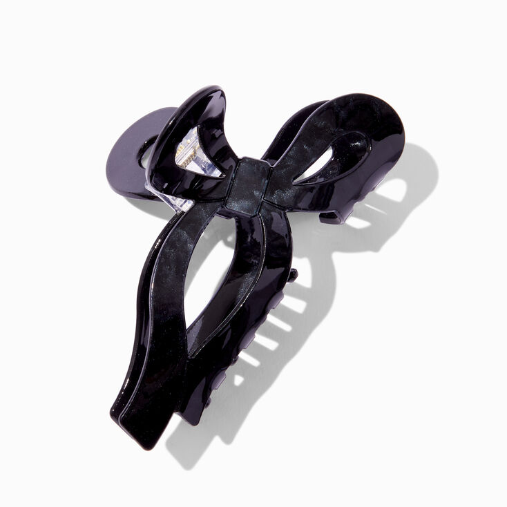 Pince &agrave; cheveux n&oelig;ud noir,