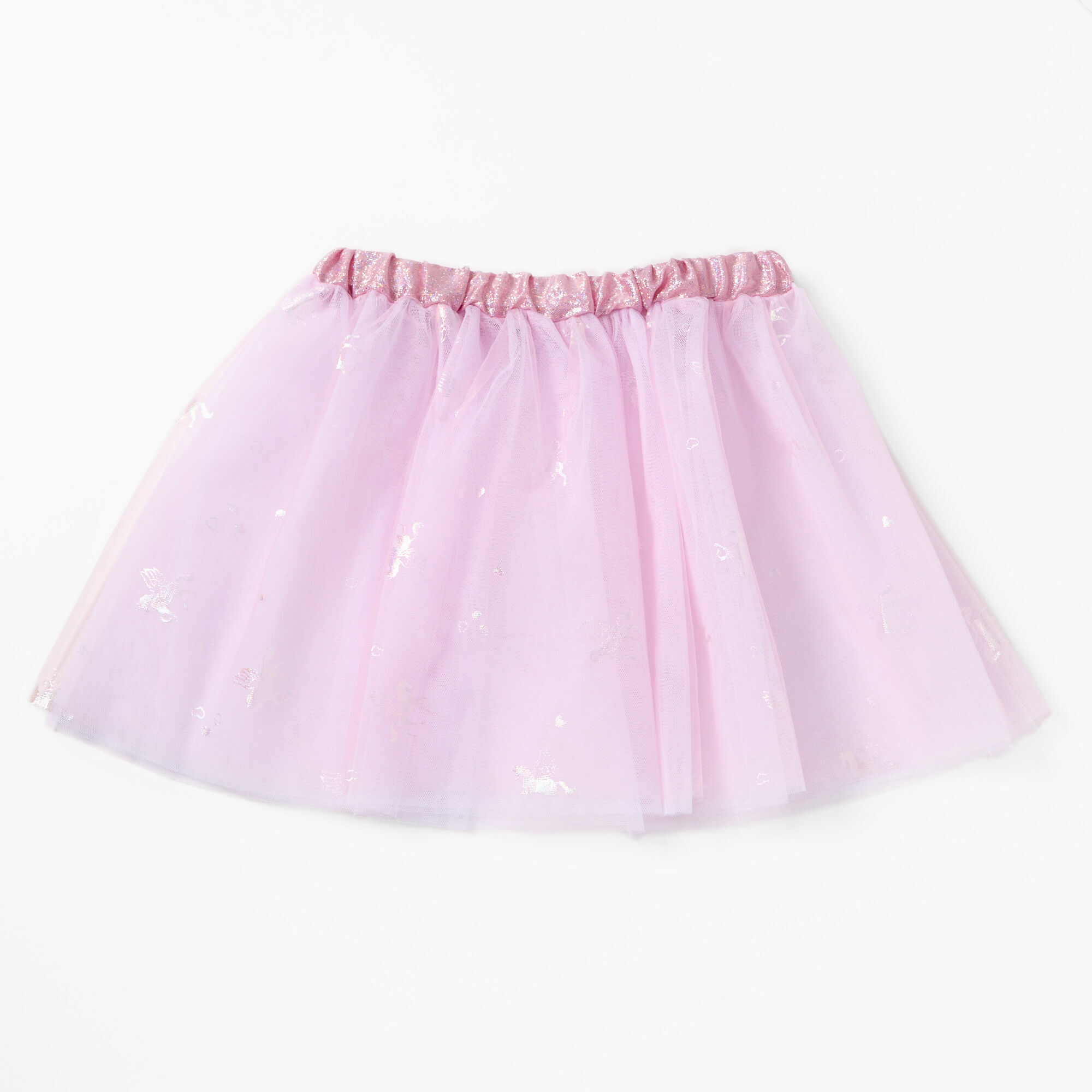 Claire's Tutu en tulle avec éléments métallisés licorne violet Claire's Club