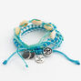 Chouchou et bracelets sport Sky Brown&trade; - Turquoise, lot de 5,