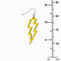 Yellow Lightning 1.5&quot; Drop Earrings,