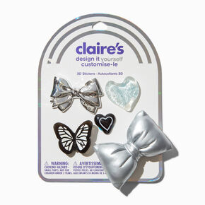 DIY 3D Edgy Bow Stickers - 5 Pack,