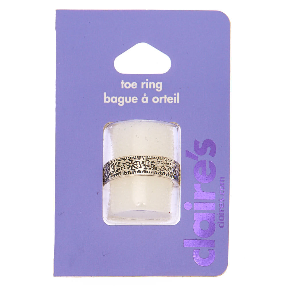 Silver Antique Toe Ring