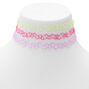 Glitter Tattoo Choker Necklaces - 3 Pack,