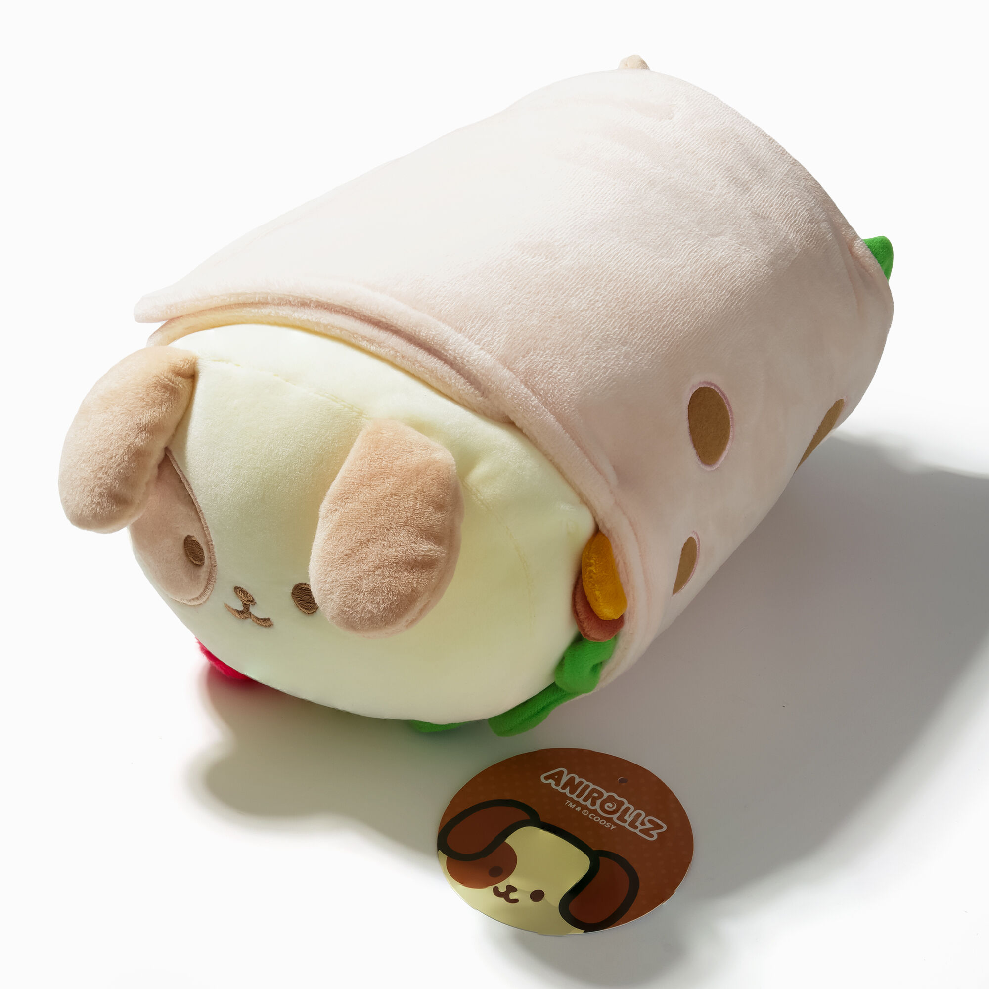 View Claires Anirollz Puppiroll Xl Soft Toy information