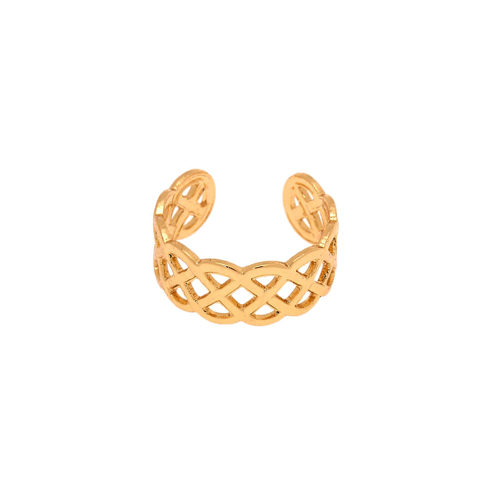 Gold Celtic Knot Toe Ring,
