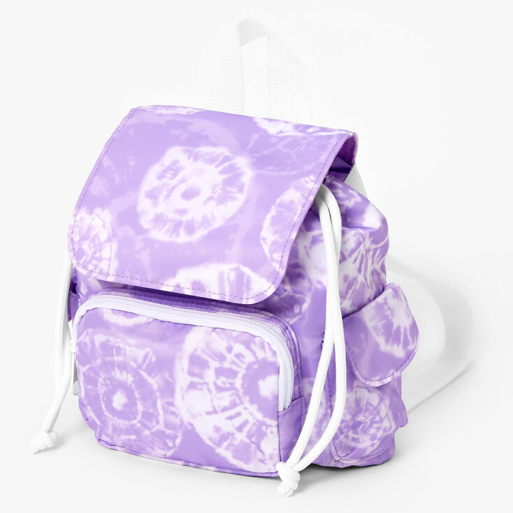 Tie Dye Mini Backpack - Purple,