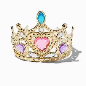 Claire&#39;s Club Gemstone Gold-tone Crown,