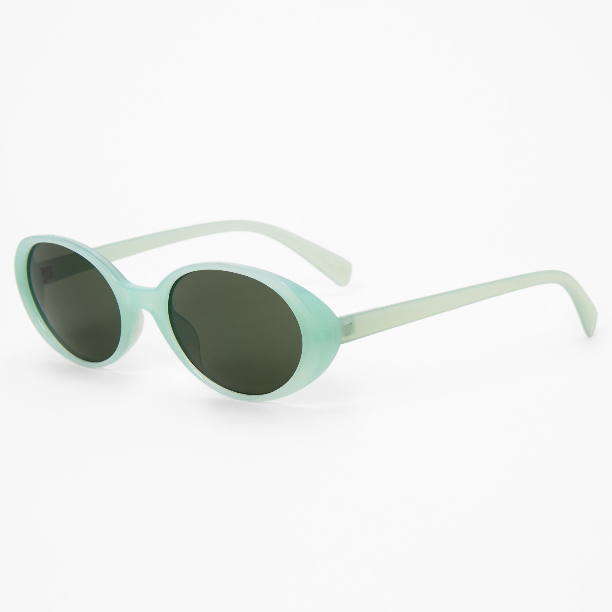 Claire's Lunettes de soleil rondes vert menthe