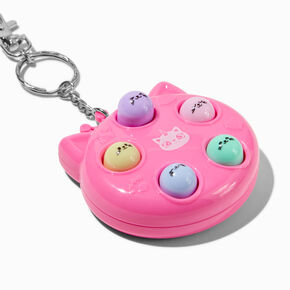 Whac-A-Mole Caticorn Game Keychain,