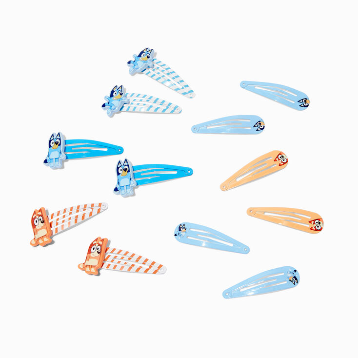 Bluey Snap Hair Clips - 12 Pack,