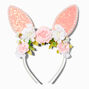 Spring Floral Bunny Ears Headband,