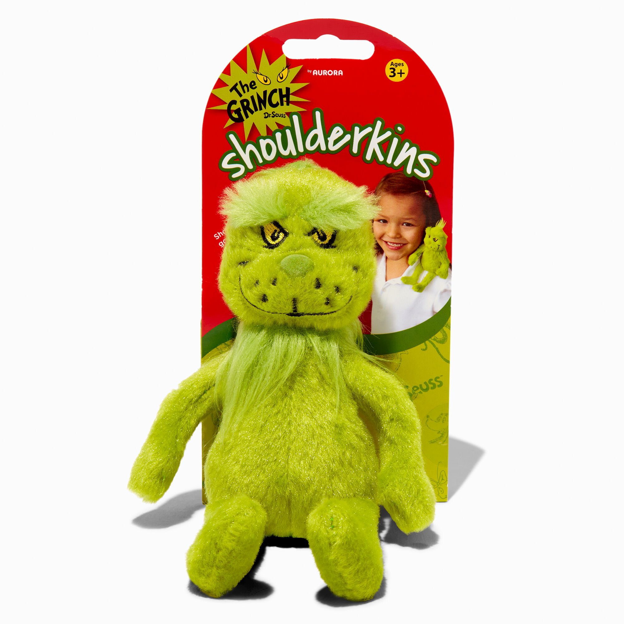 Dr. Seuss The Grinch Shoulderkins Plush Toy Claire s US