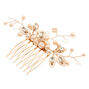Blush  Pearl Flower Hair Comb,