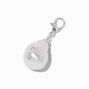 T H E M E x Claire&#39;s Silver-tone Crystal Pearl Charm,