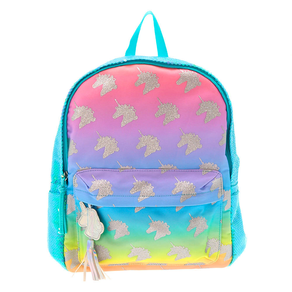 claire's unicorn backpack