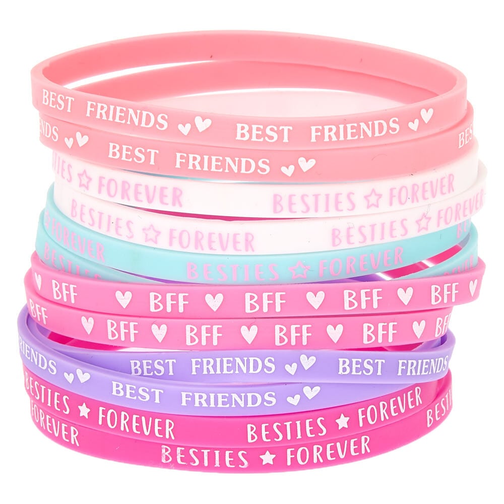 Rubber friendship bracelets sales
