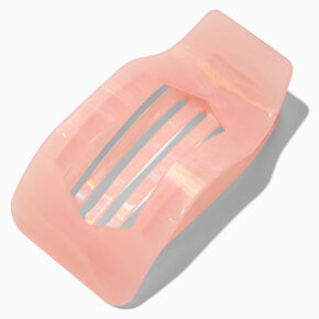 Pink Marble Yoga Hair Claw,