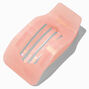 Pink Marble Yoga Hair Claw,