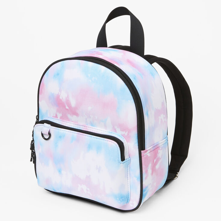 Pink And Blue Tie Dye Small Backpack | Claire's US