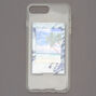 Coque de portable pochette effet marbr&eacute; Instax Mini,