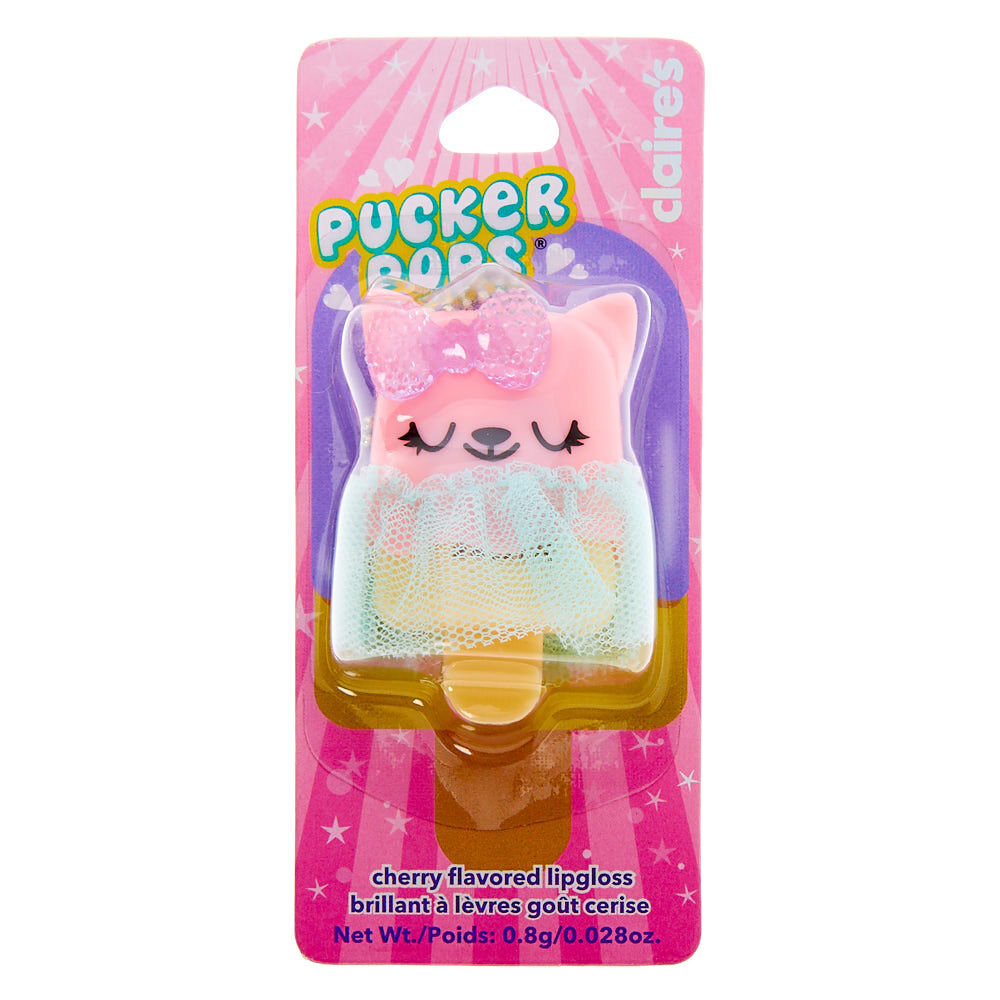 Pucker Pops® Cat Tutu Lip Gloss - Cherry,