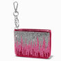 Fuchsia Pink Ombre Bling Coin Purse,