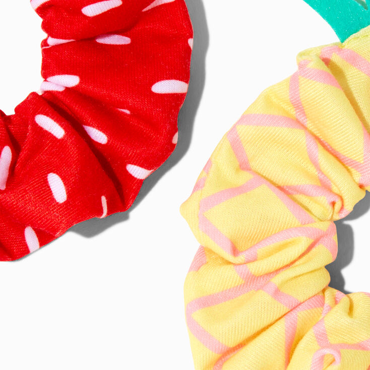 Claire&#39;s Club Strawberry &amp; Pineapple Hair Scrunchies &#40;2 pack&#41;,