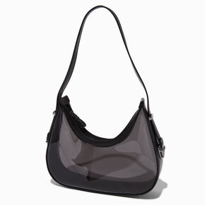 Clear Black Shoulder Bag,