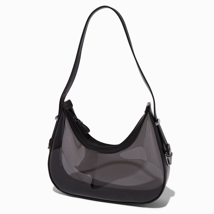 Clear Black Shoulder Bag,