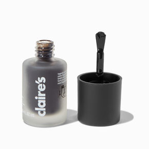 Matte Effect Vegan Nail Polish - Black,