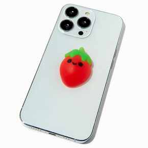 Squishy Strawberry Phone Grip,