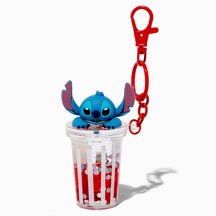 Disney Stitch Foodie Water-Filled Keychain
