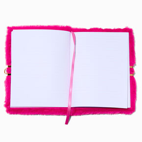 Cherry Icons Furry Lock Diary,