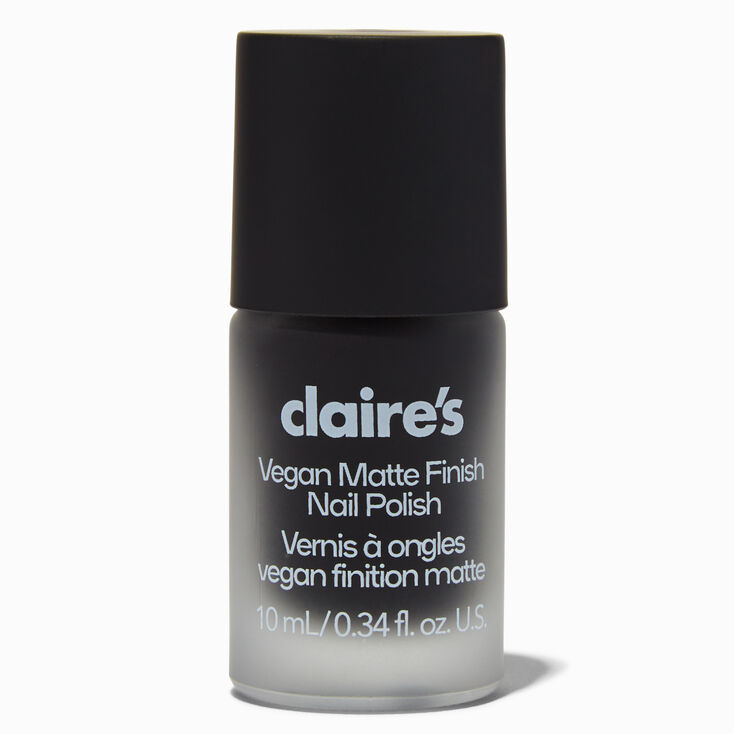 Matte Effect Nail Polish - Black Cat Beauty,