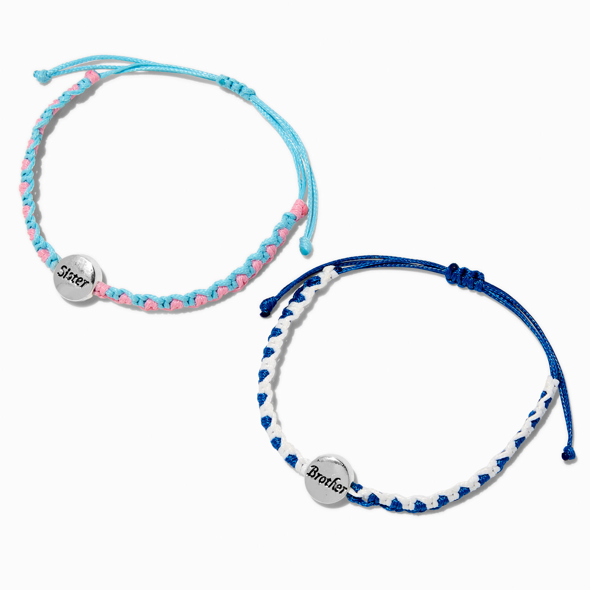 Best Friends Brother & Sister Adjustable Bracelets - 2 Pack,