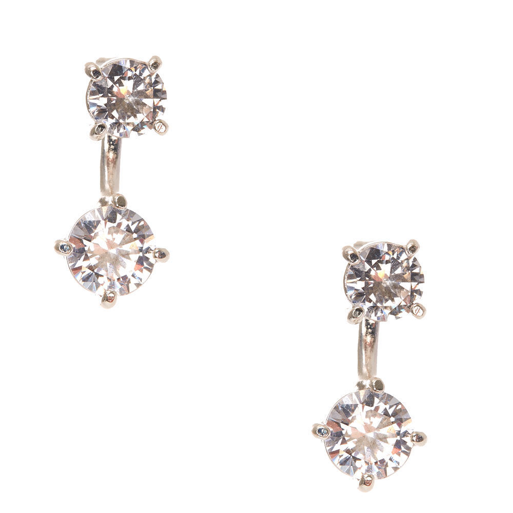 Front back earrings claire's hot sale