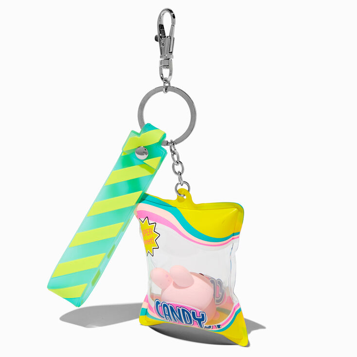 Snack Bunny Wristlet Keychain,