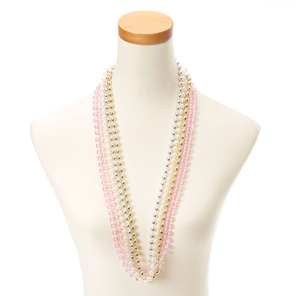 Claire's Club Bead Necklaces - 5 Pack,