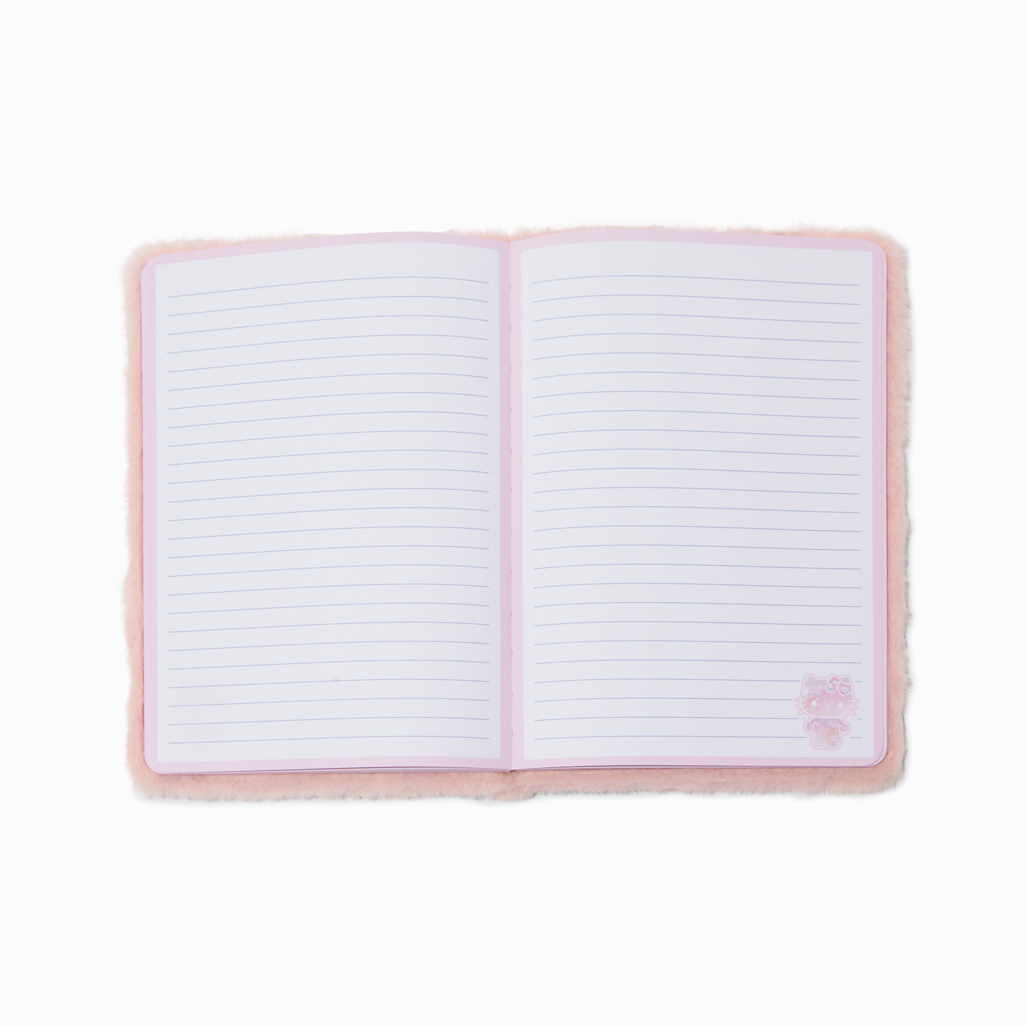 Hello Kitty® 50th Anniversary Claire's Exclusive Furry Notebook,