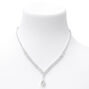 Silver-tone Cubic Zirconia Teardrop Jewellery Set - 3 Pack,