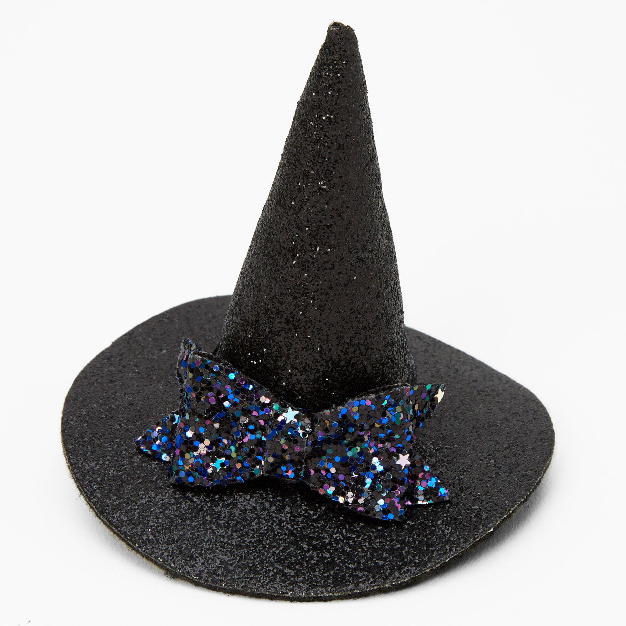 Halloween Glitter Witch Hat Hair Clip - Black | Claire's