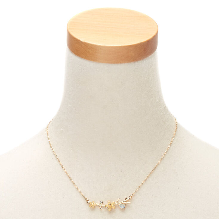 Gold Spring Floral Jewellery Set - Yellow,