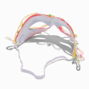 Rainbow Butterfly Gemstone Mask,