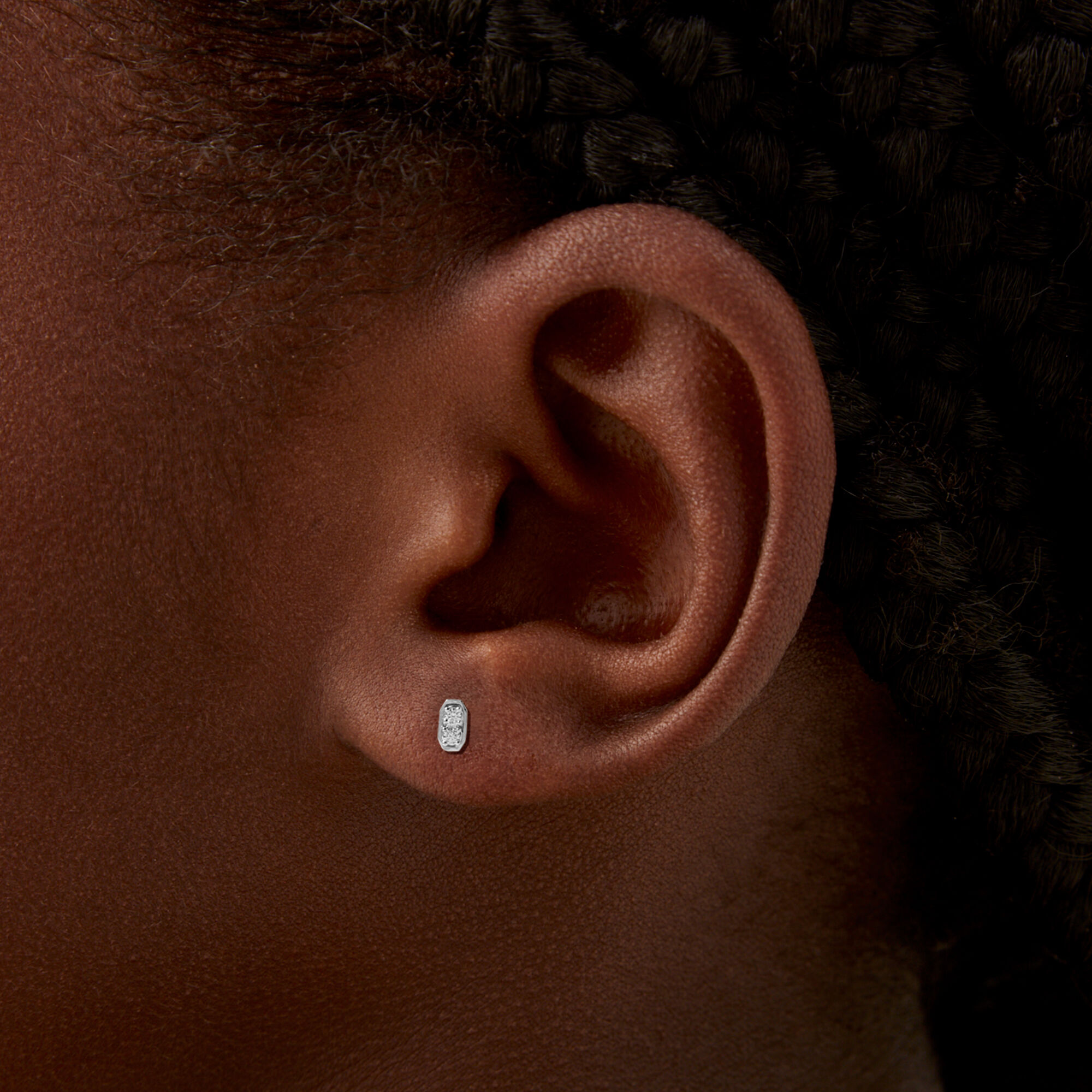 Diamond discount earrings claire's