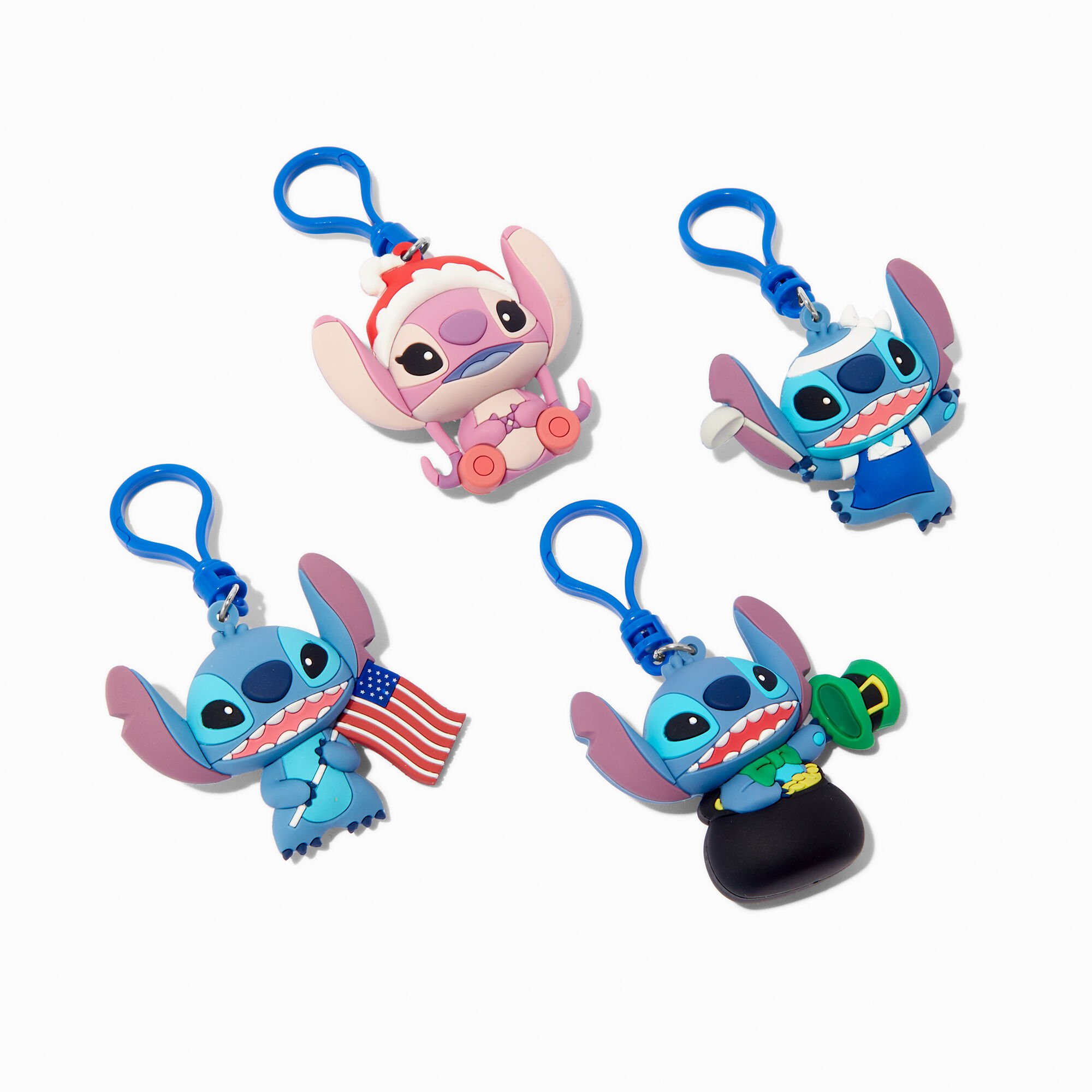 Pochette surprise avec figurine clip pour sac Disney Stitch série 3 - Les modèles peuvent varier,