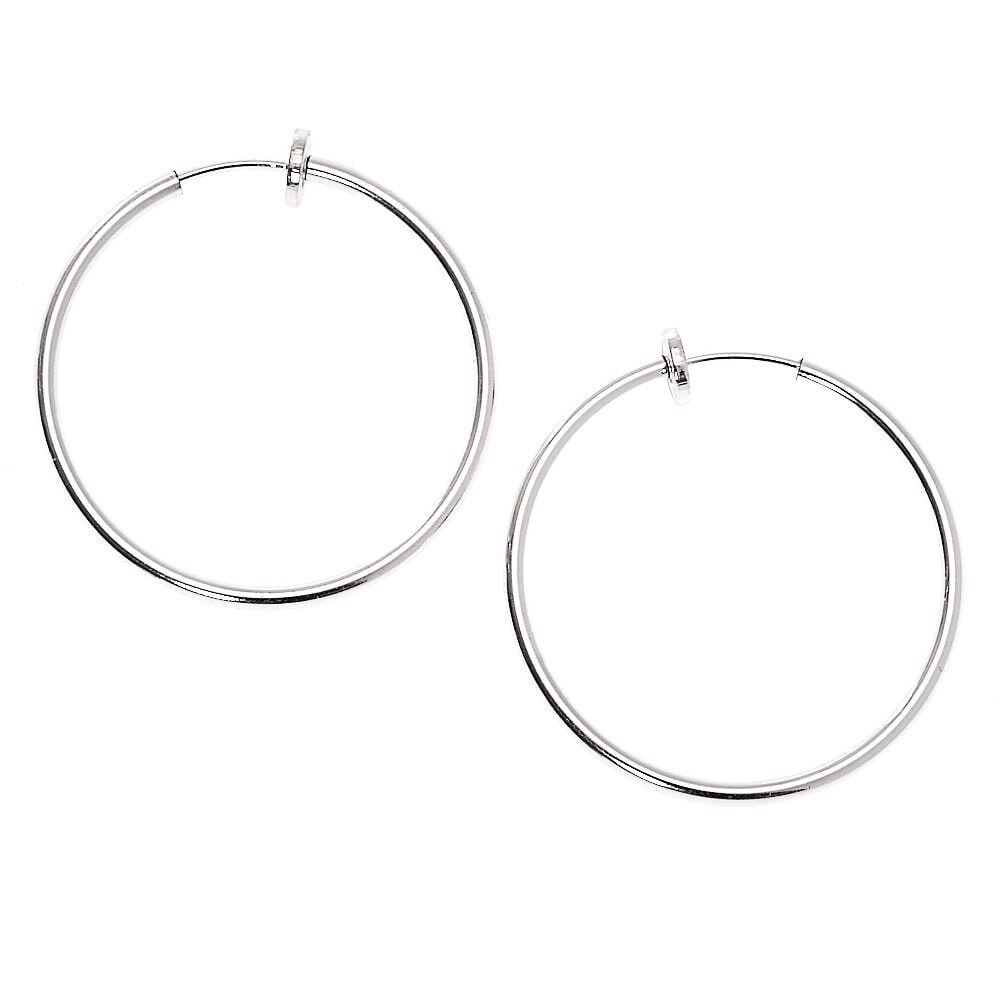 Claire's fake hoop earrings hot sale