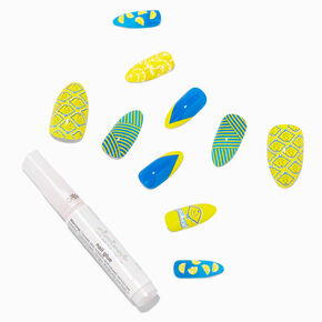 Lemonhead&reg; Claire&#39;s Exclusive Stiletto Vegan Faux Nail Set - 24 Pack,